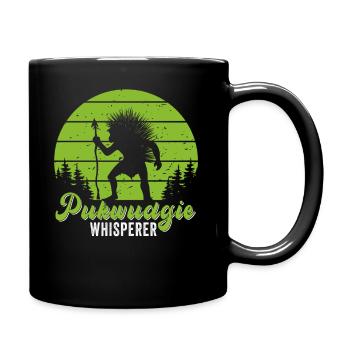 Pukwudgie Cryptid Folklore Myths - Full Colour Mug - black - Right