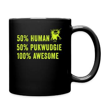 Pukwudgie Kryptide Folklore Mythen - Tasse einfarbig - Schwarz - Rechts