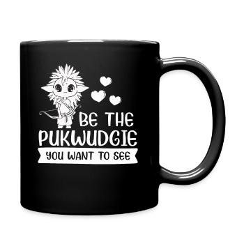 Pukwudgie Cryptid Folklore Myths - Full Colour Mug - black - Right