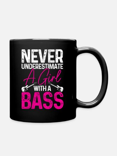 Bassiste Guitare Basse Drôle Cadeau - Mug uni - noir