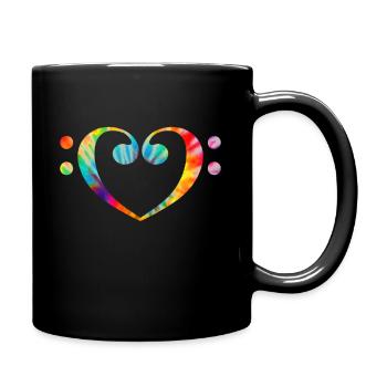 Bassist Bass Gitarre Lustiges Geschenk - Tasse einfarbig - Schwarz - Rechts
