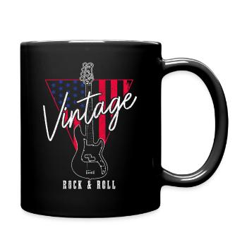 Bassist Bass Gitarre Lustiges Geschenk - Tasse einfarbig - Schwarz - Rechts
