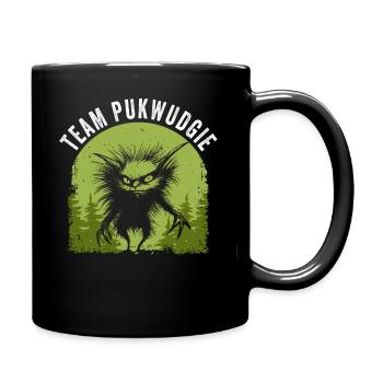 Pukwudgie Cryptid Folklore Myths - Full Colour Mug - black - Right