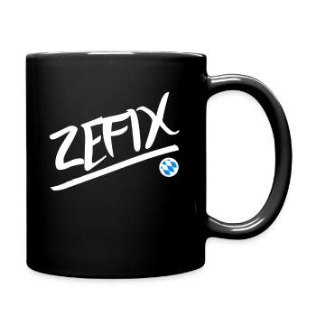 ZEFIX Bayern - Tasse einfarbig - Schwarz - Rechts