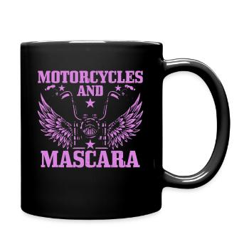 Moto Biker Drôle Cadeau - Mug uni - noir - Droite