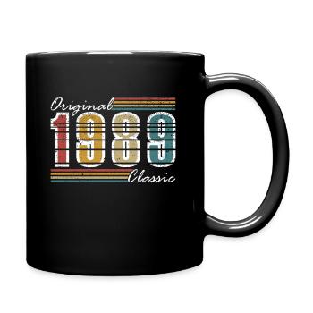 1989 Limited Edition 35th Birthday Gift Fun - Full Colour Mug - black - Right
