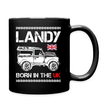 Landy né au Royaume-Uni - Mug uni - noir - Droite