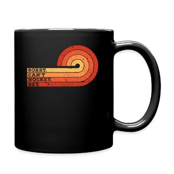 Sorry Can't Hockey Bye Hockey Lover - Full Colour Mug - black - Right