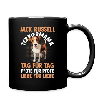 Hund Jacke Russell - Tasse einfarbig - Schwarz - Rechts