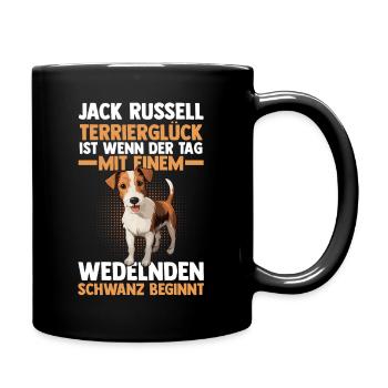 Hund Jacke Russell - Tasse einfarbig - Schwarz - Rechts