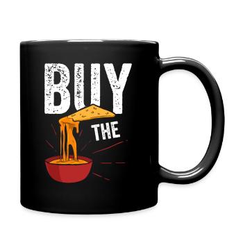 Buy the dip - Tasse einfarbig - Schwarz - Rechts