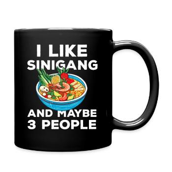 Filipino Philippines Women Men Filipino Food - Full Colour Mug - black - Right