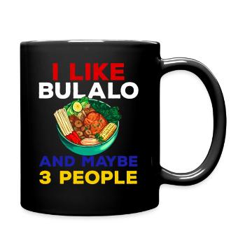 Filipino Philippines Women Men Filipino Food - Full Colour Mug - black - Right