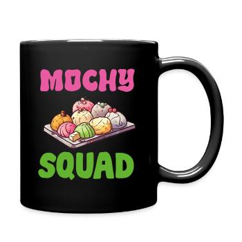 Mochi Japanischer Reiskuchen Süßigkeiten Snack Süßes Mochi - Tasse einfarbig - Schwarz - Rechts