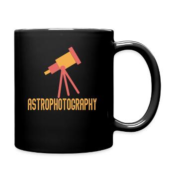 Astronomy Astrophotographer Stargazing - Full Colour Mug - black - Right