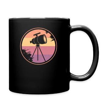 Astronomy Astrophotographer Stargazing - Full Colour Mug - black - Right