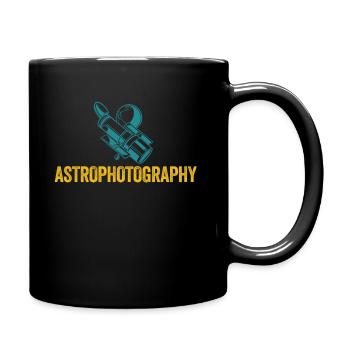 Astronomy Astrophotographer Stargazing - Full Colour Mug - black - Right