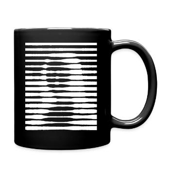 MONA bande - Mug uni - noir - Droite