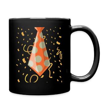 Tie Carnival Suit Carnival Outfit Costume - Full Colour Mug - black - Right