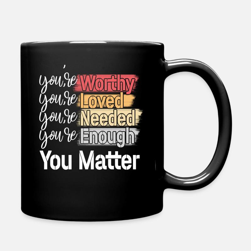Dépression et conscience bipolaire : - Mug uni - noir