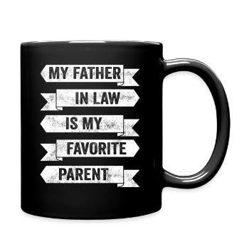 Favorite Son and Father Family Fun - A - Full Colour Mug - black - Right