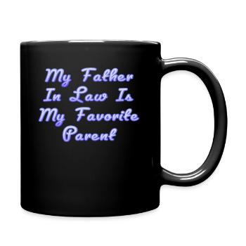 Favorite Son and Father Family Fun - A - Full Colour Mug - black - Right