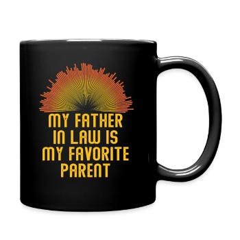 Favorite Son and Father Family Fun - A - Full Colour Mug - black - Right