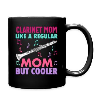 Joueur de clarinette pour fille Femmes Fille Drôle - Mug uni - noir - Droite