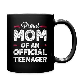 Chemise officielle de maman adolescente 13e fête d’anniversaire - Mug uni - noir - Droite