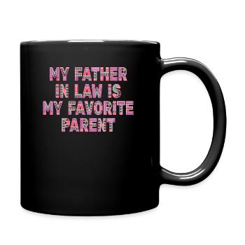 Favorite Son and Father Family Fun - A - Full Colour Mug - black - Right