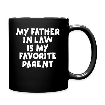 Favorite Son and Father Family Fun - A - Full Colour Mug - black - Right