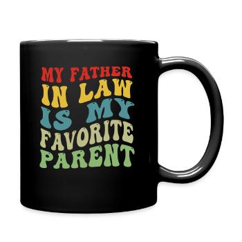 Favorite Son and Father Family Fun - A - Full Colour Mug - black - Right