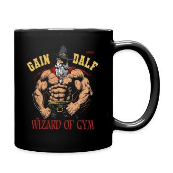 Gagnez avec Dalf, le magicien de l’arène - Mug uni - noir - Droite