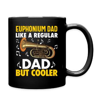 Funny Euphonium Player For Men Women Euphonist - Full Colour Mug - black - Right