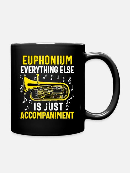 Joueur d’euphonium drôle pour hommes femmes euphoniste - Mug uni - noir
