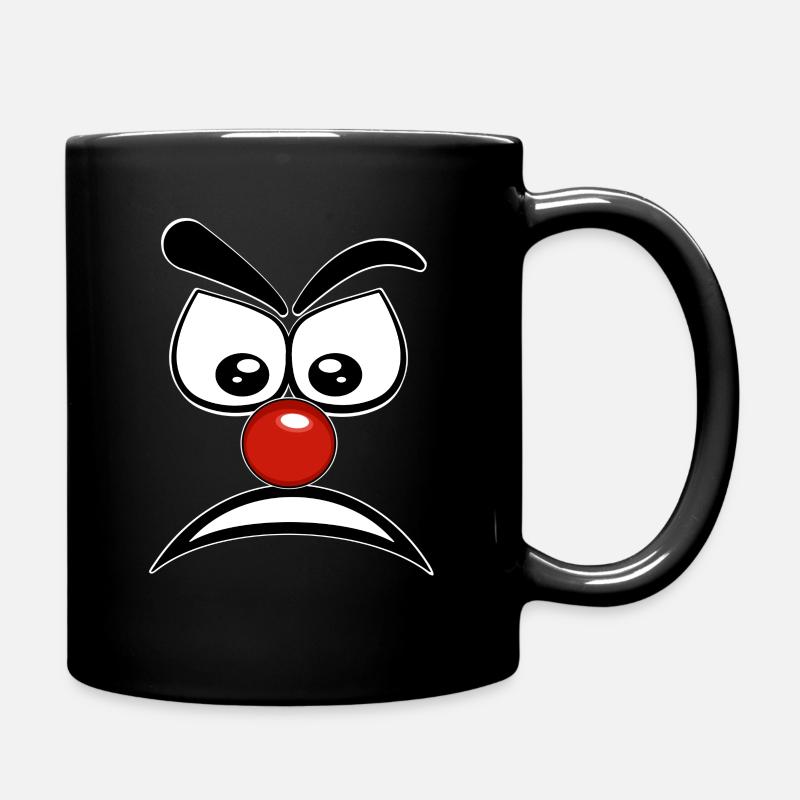 Clown agressif - Mug uni - noir