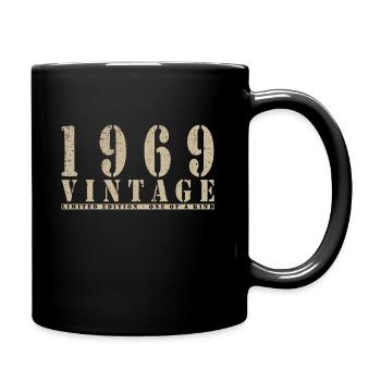 1969 Vintage Vintage Birthday Gift - Full Colour Mug - black - Right