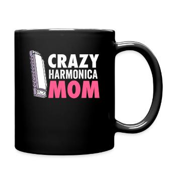 Harmonica Player For Men Women Funny Harmonicist - Full Colour Mug - black - Right