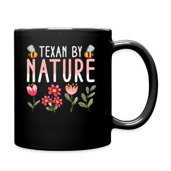Wildflower Fields Wildflowers Bluebonnet - Full Colour Mug - black - Right