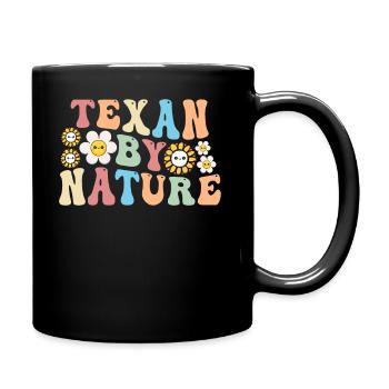 Wildflower Fields Wildflowers Bluebonnet - Full Colour Mug - black - Right