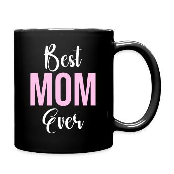 Mom Gift Mother's Day Birthday Mom - Full Colour Mug - black - Right