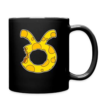 Signe du zodiaque Taureau Symbole - Mug uni - noir - Droite