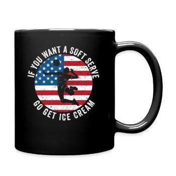Si vous voulez une portion molle, procurez-vous de la crème glacée - Mug uni - noir - Droite