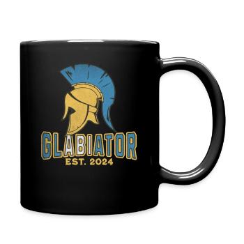 Abitur 24 - Gladiator - Tasse einfarbig - Schwarz - Rechts