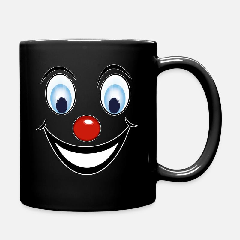 Clown - Tasse einfarbig - Schwarz