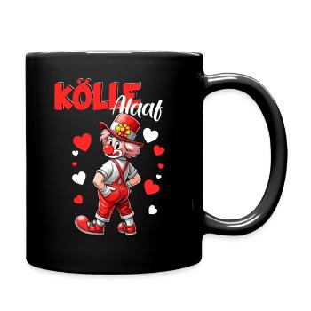 Cologne Kölle Alaaf Carnival Clown Rut Wiess Costume - Full Colour Mug - black - Right