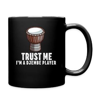 Djembé Pour L’Afrique Joueur De Tambour Jembe Musique Hommes Papa - Mug uni - noir - Droite