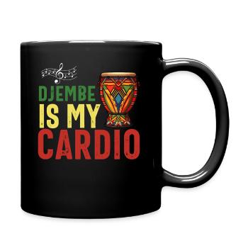 Djembe For Africa Drum Player Jembe Music Men Dad - Full Colour Mug - black - Right