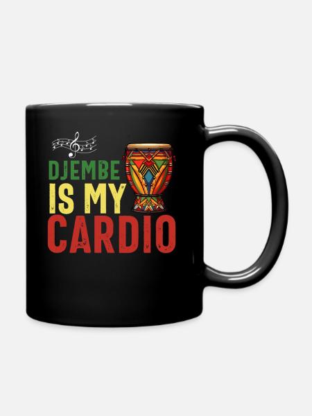 Djembé Pour L’Afrique Joueur De Tambour Jembe Musique Hommes Papa - Mug uni - noir
