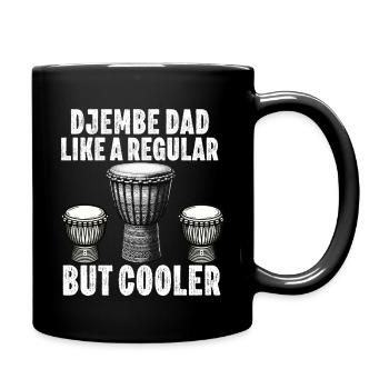 Djembé Pour L’Afrique Joueur De Tambour Jembe Musique Hommes Papa - Mug uni - noir - Droite